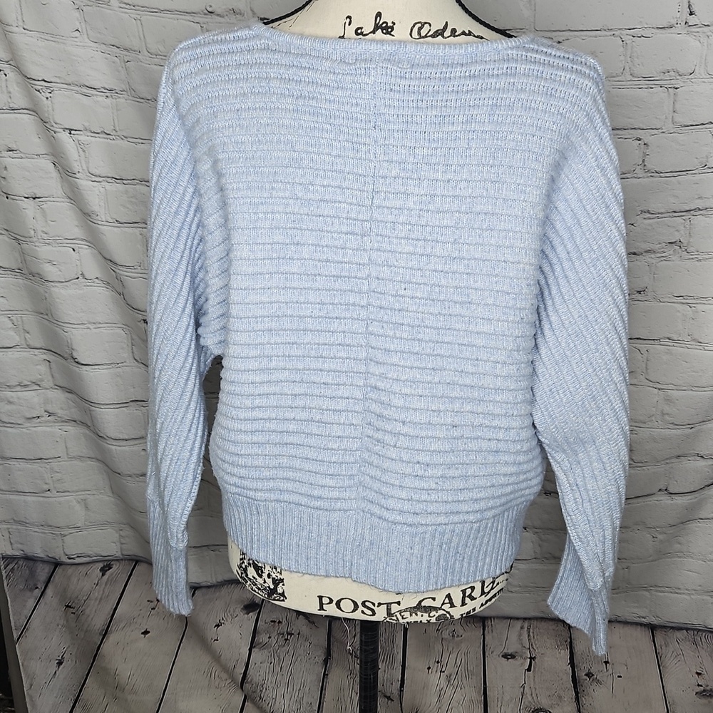 Sincerely Jules Cropped Ribbed Sweater Size Large - Picture 2 of 5